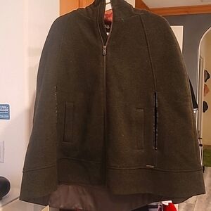 Prana Caper Coat Green Hooded Jacket Women’s Size S/M